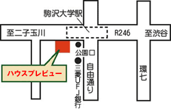 不動産 ハウスプレビュー地図